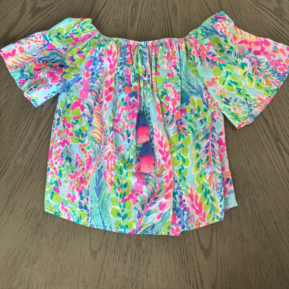 EUC XXS Lilly Pulitzer Multicolor Floral Top